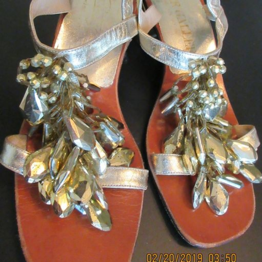 Vintage I. Miller sandals, size 6, made in Italy